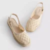 Sandalias tipo alpargatas con tiras traseras