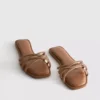 Sandalias tipo mule con tejido «Diamanta»