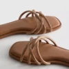 Sandalias tipo mule con tejido «Diamanta»
