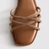 Sandalias tipo mule con tejido «Diamanta»