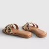 Sandalias tipo mule con tiras cruzadas