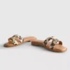 Sandalias tipo mule con tiras cruzadas