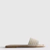 Sandalias tipo mules con cuentas de strass