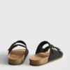 Sandalias tipo mules con doble correa de hebilla