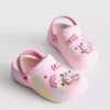 Sandalias tipo zueco con diseño de unicornio