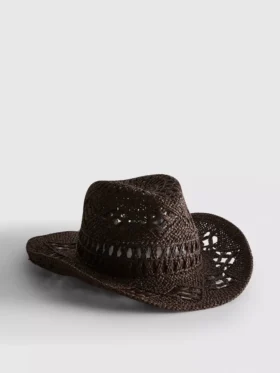 Sombrero de vaquero tejido