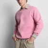 Sudadera básica de cuello redondo