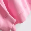 Sudadera con capucha de alto contenido en algodón y estampado universitario