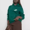Sudadera con capucha de estilo deportivo y corte holgado