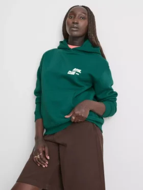Sudadera con capucha de estilo deportivo y corte holgado