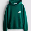 Sudadera con capucha de estilo deportivo y corte holgado