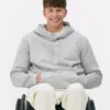 Sudadera con capucha de mezcla de algodón