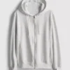 Sudadera con capucha y cremallera