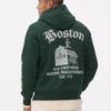 Sudadera con capucha y estampado de Boston