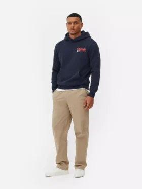 Sudadera con capucha y estampado de la pizza «deep dish» de Chicago