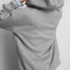 Sudadera con capucha y estampado, mezcla de algodón
