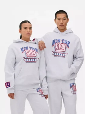 Sudadera con capucha y logotipo de los New York Giants de la NFL