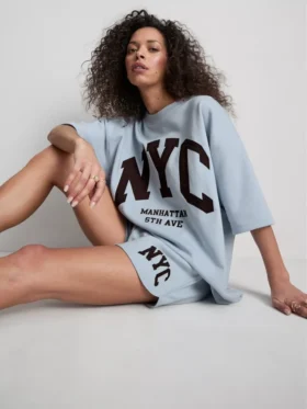Sudadera de manga caída «NYC» con alto contenido en algodón