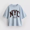 Sudadera de manga caída «NYC» con alto contenido en algodón