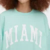 Sudadera oversize con la inscripción «Miami»