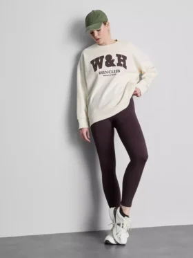 Sudadera oversize de alto contenido en algodón para club de running