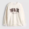 Sudadera oversize de alto contenido en algodón para club de running