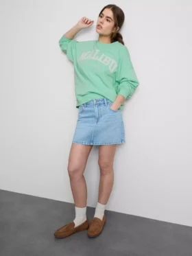 Sudadera oversize Malibu con alto contenido en algodón