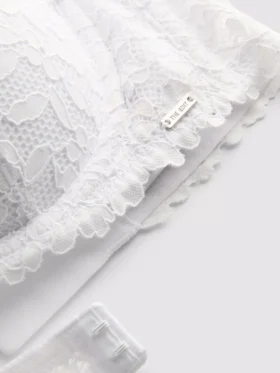 Sujetador push-up de encaje floral «The Edit»