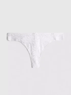 Tanga de encaje floral «The Edit»
