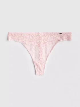 Tanga de encaje floral «The Edit»