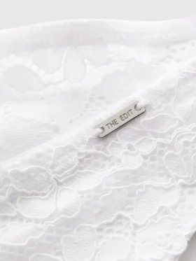 Tanga de encaje floral «The Edit»