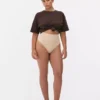 Tanga moldeadora sin costuras de cintura alta