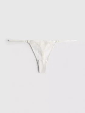 Tanga nupcial con bordado de lentejuelas