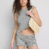 The Primark Scene | Camiseta sin mangas con rayas asimétricas