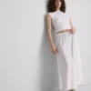 The Primark Scene | Falda midi de mezcla de algodón