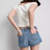 The Primark Scene | Pantalones Cortos de Denim de Algodón