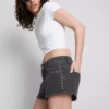 The Primark Scene | Pantalones Cortos de denim de algodón con tachuelas