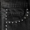 The Primark Scene | Pantalones Cortos de denim de algodón con tachuelas