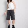 The Primark Scene | Pantalones cortos vaqueros de algodón con tachuelas