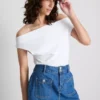 The Primark Scene | Top con hombros al aire de alto contenido en algodón