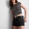 The Primark Scene | Top corto transparente con hombros al aire