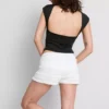 The Primark Scene | Top sin espalda con mangas casquillo