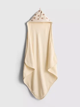 Toalla con capucha y estampado de ositos