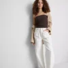 Top bandeau con alto contenido en algodón