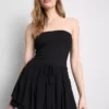 Top bandeau con alto contenido en algodón