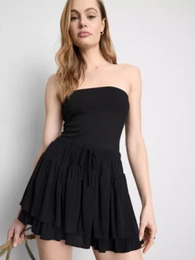 Top bandeau con alto contenido en algodón