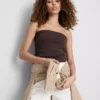 Top bandeau con alto contenido en algodón