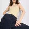 Top bandeau con alto contenido en algodón