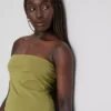 Top bandeau con alto contenido en algodón