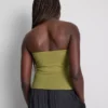 Top bandeau con alto contenido en algodón